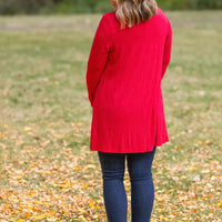 IN STOCK Classic Cardigan - Red