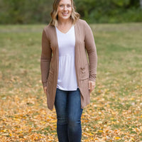 IN STOCK Classic Cardigan - Mocha FINAL SALE