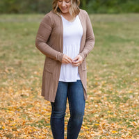 IN STOCK Classic Cardigan - Mocha FINAL SALE