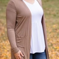 IN STOCK Classic Cardigan - Mocha FINAL SALE