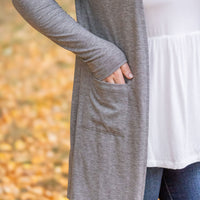 IN STOCK Classic Cardigan - Light Grey FINAL SALE