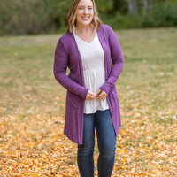 IN STOCK Classic Cardigan - Purple FINAL SALE