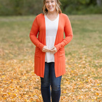 IN STOCK Classic Cardigan - Pumpkin FINAL SALE