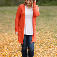 IN STOCK Classic Cardigan - Pumpkin FINAL SALE