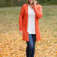 IN STOCK Classic Cardigan - Pumpkin FINAL SALE