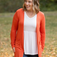 IN STOCK Classic Cardigan - Pumpkin FINAL SALE