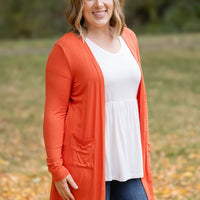 IN STOCK Classic Cardigan - Pumpkin FINAL SALE