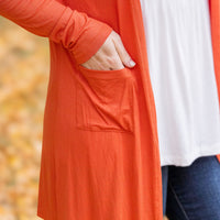 IN STOCK Classic Cardigan - Pumpkin FINAL SALE