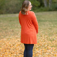 IN STOCK Classic Cardigan - Pumpkin FINAL SALE