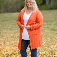 IN STOCK Classic Cardigan - Pumpkin FINAL SALE