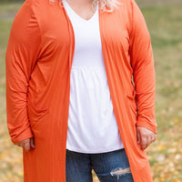 IN STOCK Classic Cardigan - Pumpkin FINAL SALE