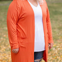 IN STOCK Classic Cardigan - Pumpkin FINAL SALE