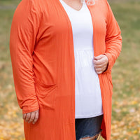 IN STOCK Classic Cardigan - Pumpkin FINAL SALE