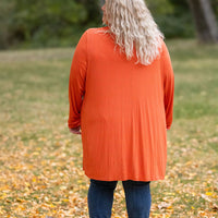 IN STOCK Classic Cardigan - Pumpkin FINAL SALE