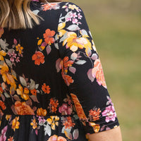 IN STOCK Taylor Dress - Black Floral Mix FINAL SALE