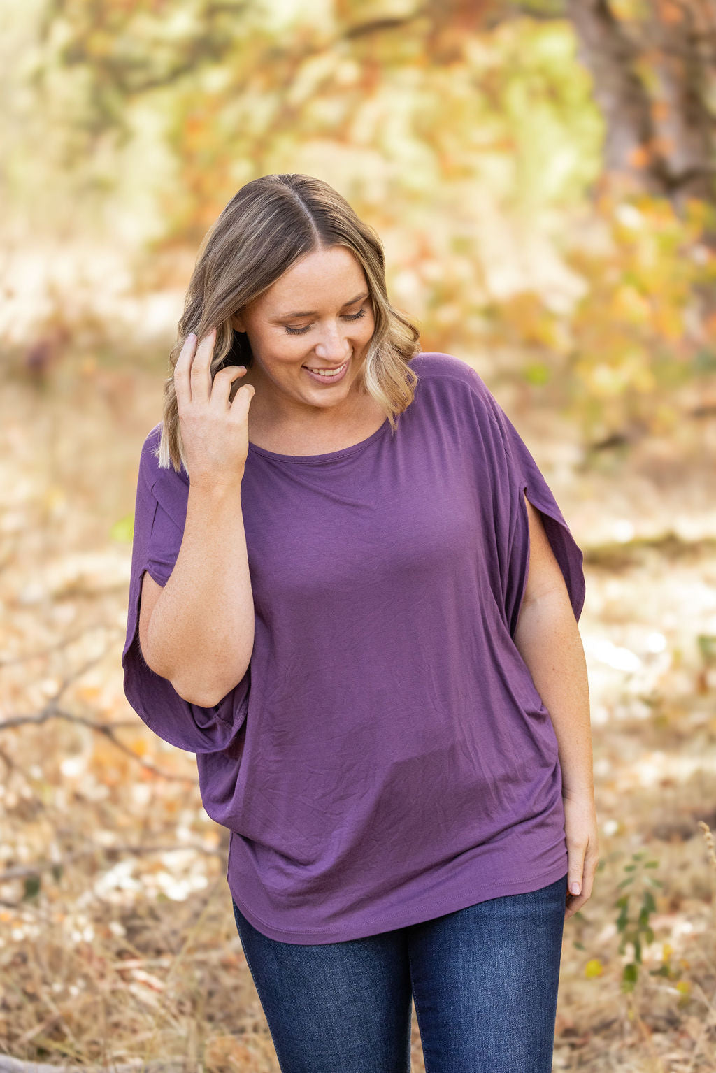 IN STOCK Darcy Dolman - Dark Purple | Women&