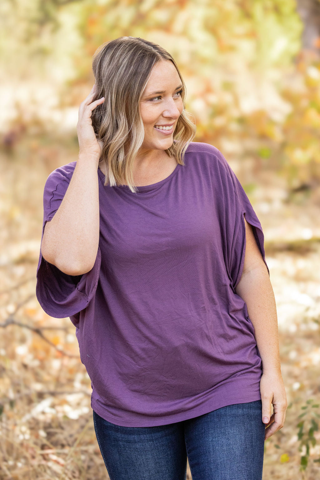 IN STOCK Darcy Dolman - Dark Purple | Women&