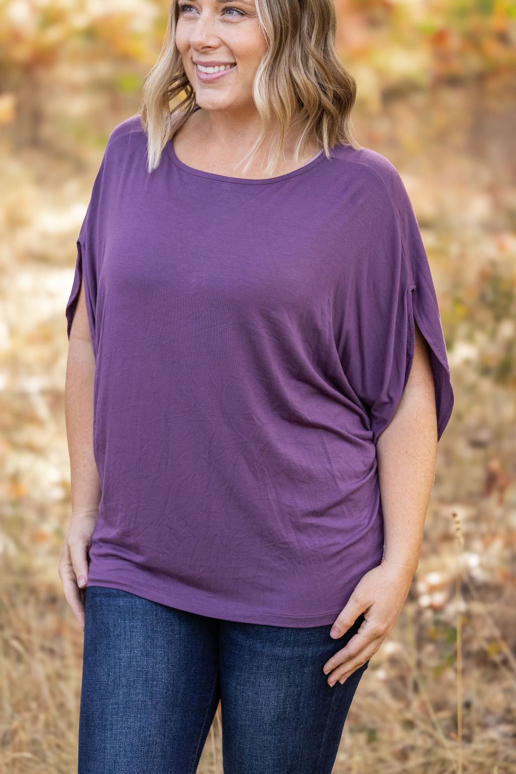 IN STOCK Darcy Dolman - Dark Purple | Women&