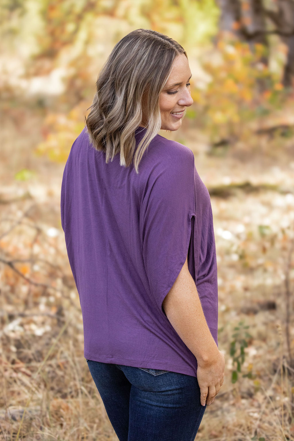 IN STOCK Darcy Dolman - Dark Purple | Women&