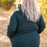 IN STOCK Quinn ZipUp Cowl - Evergreen | Women's Hoodie