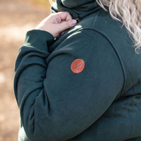 IN STOCK Quinn ZipUp Cowl - Evergreen | Women's Hoodie