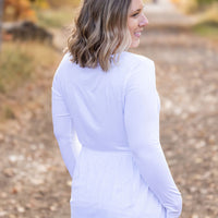 IN STOCK Long Sleeve Sarah Ruffle - White | Women's Top