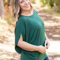 IN STOCK Darcy Dolman Top - Forest Green | Women's Flowy Top