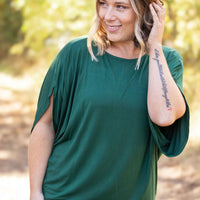 IN STOCK Darcy Dolman Top - Forest Green | Women's Flowy Top