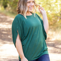 IN STOCK Darcy Dolman Top - Forest Green | Women's Flowy Top