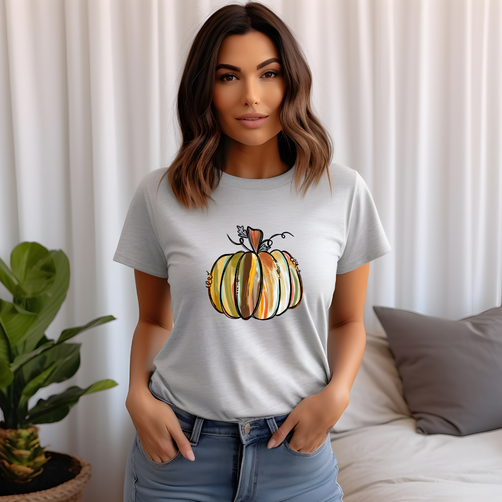 Colorful Pumpkin Tee