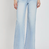 RISEN Full Size Wide Leg V Dipped Front Waist Jeans