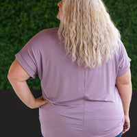 IN STOCK Sierra Pocket Top - Dusty Purple