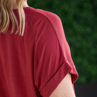 IN STOCK Sierra Pocket Top - Terra Cotta