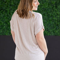 IN STOCK Sierra Pocket Top - Oatmeal