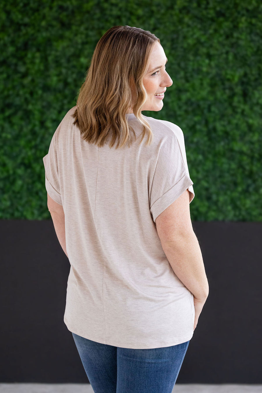 IN STOCK Sierra Pocket Top - Oatmeal