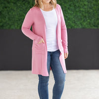 IN STOCK Classic Cardigan - Rose