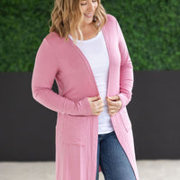 IN STOCK Classic Cardigan - Rose