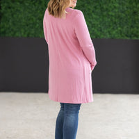 IN STOCK Classic Cardigan - Rose