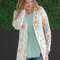 IN STOCK Classic Cardigan - Watercolor Floral