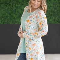 IN STOCK Classic Cardigan - Watercolor Floral