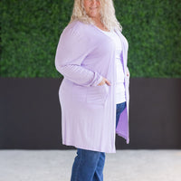 IN STOCK Classic Cardigan - Lavender