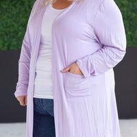 IN STOCK Classic Cardigan - Lavender