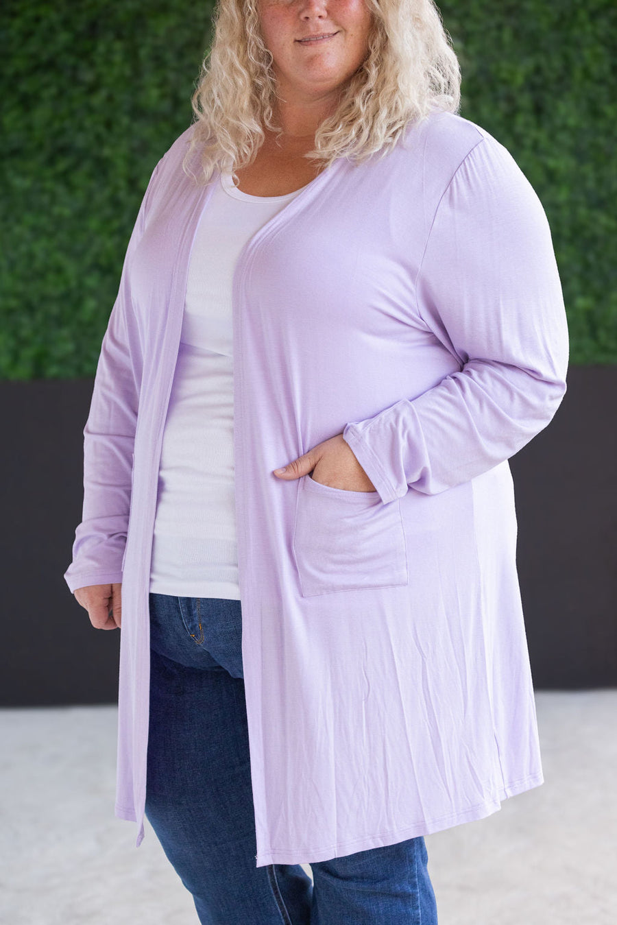 IN STOCK Classic Cardigan - Lavender