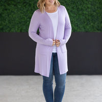 IN STOCK Classic Cardigan - Lavender