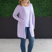 IN STOCK Classic Cardigan - Lavender