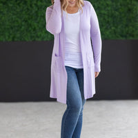 IN STOCK Classic Cardigan - Lavender