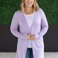 IN STOCK Classic Cardigan - Lavender