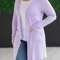 IN STOCK Classic Cardigan - Lavender