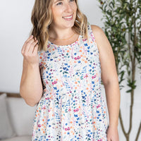 IN STOCK Renee Ruffle Tank Top - Floral Paradise