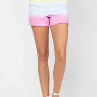 Somewhere Over The Rainbow Judy Blue Shorts